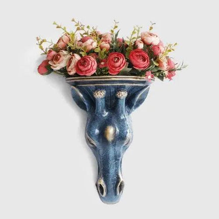 Charming Animal Wall Vase with European Flair for Stylish Home Accents