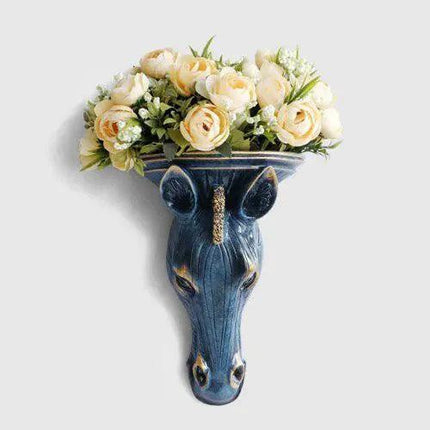 Charming Animal Wall Vase with European Flair for Stylish Home Accents