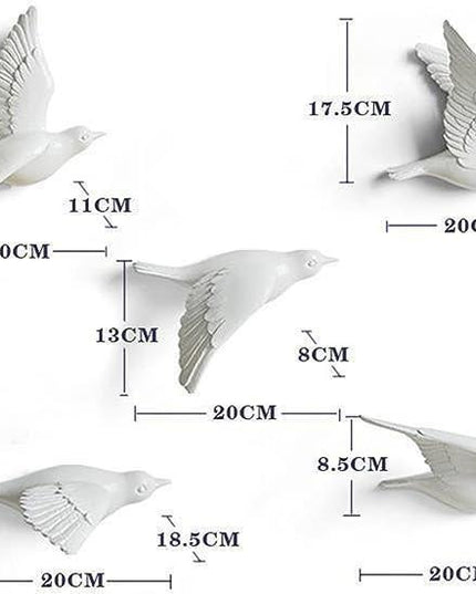 Coastal Serenity Seagull Wall Art Collection - Nature's Beauty Ensemble