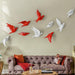 Birds Resin Wall Decor Sticker Kit - Seagull Ornament Installation Kit