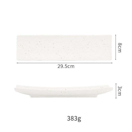 Vintage-Inspired Japanese Ceramic Sushi and Sashimi Platter