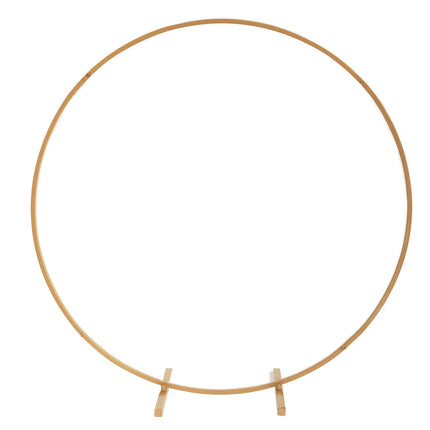 AliKopy 36" Gold Metal Round Hoop - Self-Standing Floral Wreath Frame