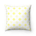 Reversible Decorative Pillowcase with Double-Sided Damask Print and Insert