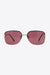 Rhinestone Heart Sunglasses with Metal Frame - Chic UV400 Wayfarer Shades