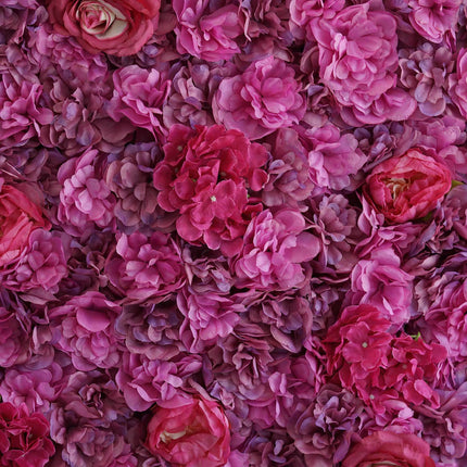 AliKopy 13 Sq Ft Violet Purple UV Protected Flower Wall Mat - 4 Panels