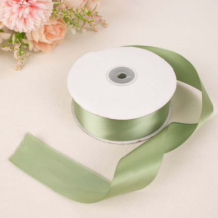 AliKopy 50 Yards 1.5" Sage Green Satin Ribbon - Single Face, Durable