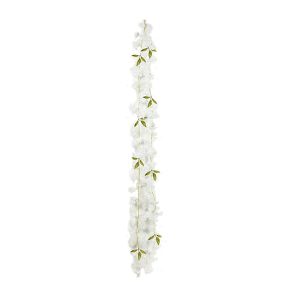 AliKopy 2-Pack Jasmine Silk Flower String Lights - Battery Operated, 6