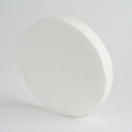AliKopy 12 Pack 8" White Styrofoam Discs - Lightweight, Easy to Cut