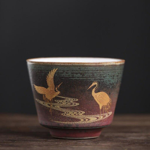 Japanese Stoneware Tea Cup Collection - Exquisite Master Cup and Personal Tea Cup