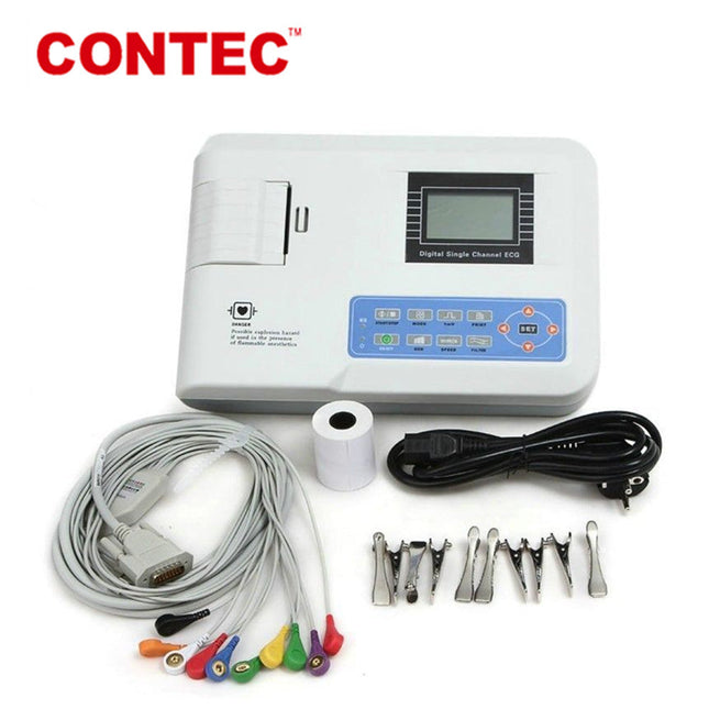 Contec ECG300G Veterinary Three Channel ECG Machine Electrocardiograph