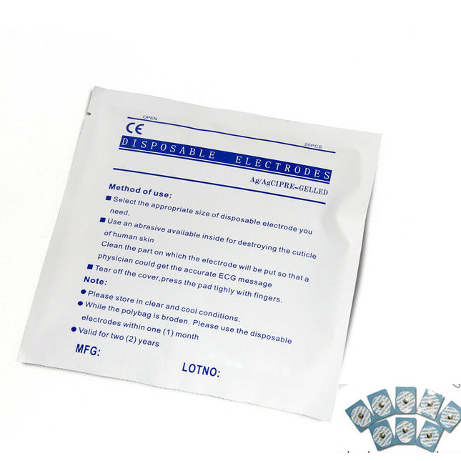 Disposable Electrodes For CONTEC Patient Monitor ECG 100 PCS