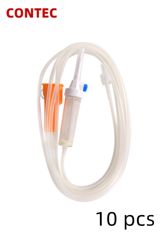 Contec Pump Infusion Set Disposable Sterile Dropper Tube 10 Pcs SP750 SP750VET