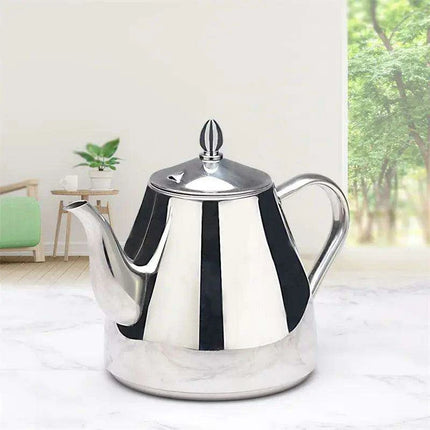 Elegant Induction-Compatible Stainless Steel Tea Kettle with Superior Infusion System