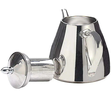 Elegant Induction-Compatible Stainless Steel Tea Kettle with Superior Infusion System