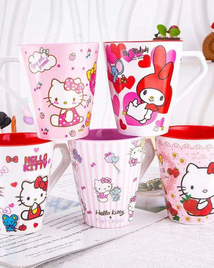 Hello Kitty & Friends Melamine Tumbler - Cute Anime Design - Kids' Drinkware