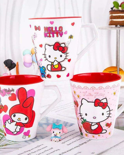 Hello Kitty & Friends Melamine Tumbler - Cute Anime Design - Kids' Drinkware