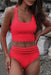 Scoop Neck Two-Piece Swimsuit Set for Beach Days