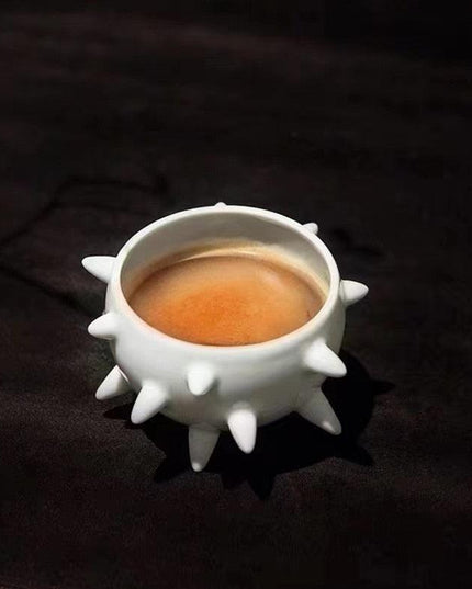 Sea Urchin-Inspired Ceramic Dining Plates: Experience Culinary Elegance with French Charm