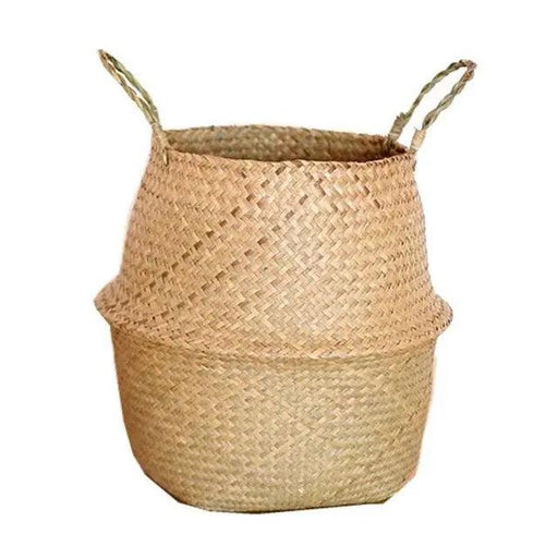 Natural Seagrass Wicker Storage Basket for Eco-Conscious Home Organization