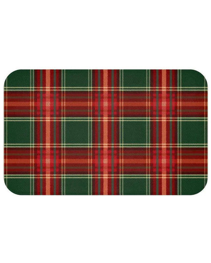 Holiday Haven Plaid Memory Foam Bath Mat