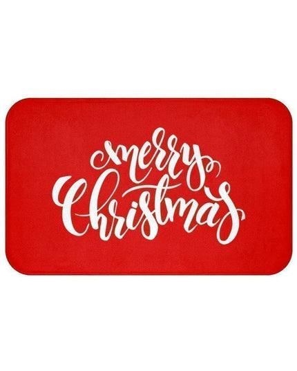 Holiday Cheer Memory Foam Bath Mat Set with Non-Slip Backing