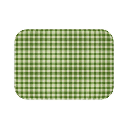 Holiday Cheer Plaid Memory Foam Bath Rug