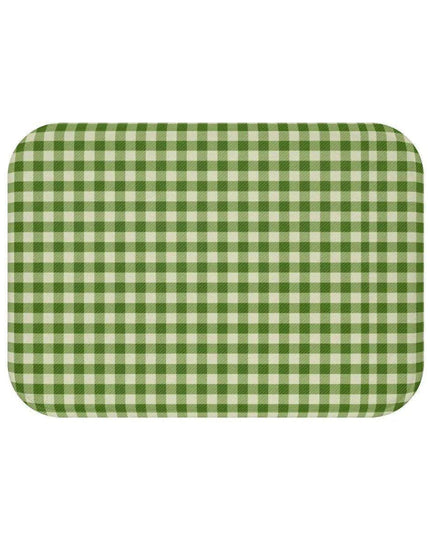 Holiday Cheer Plaid Memory Foam Bath Rug