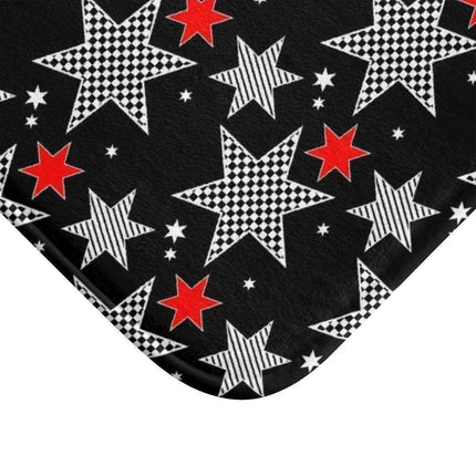 Festive Tartan Holiday Bath Mat