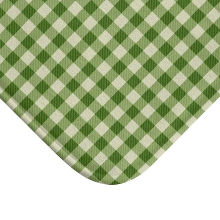 Holiday Cheer Plaid Memory Foam Bath Rug