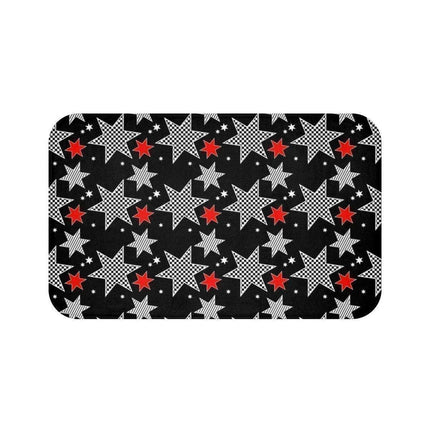 Festive Tartan Holiday Bath Mat