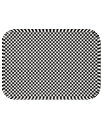 Festive Plaid Memory Foam Bath Mat - Holiday Comfort for Your Bathroom