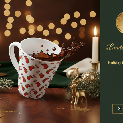 Festive Christmas Latte Mug - Sip in Style This Holiday Season
