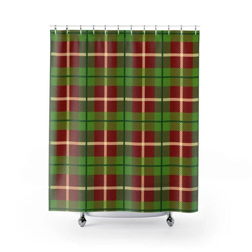 Festive Christmas Shower Curtain Set - Premium Quality Holiday Bathroom Decor