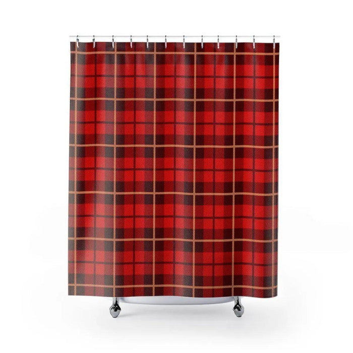 Christmas Wonderland Fabric Shower Curtain by Maison d'Elite