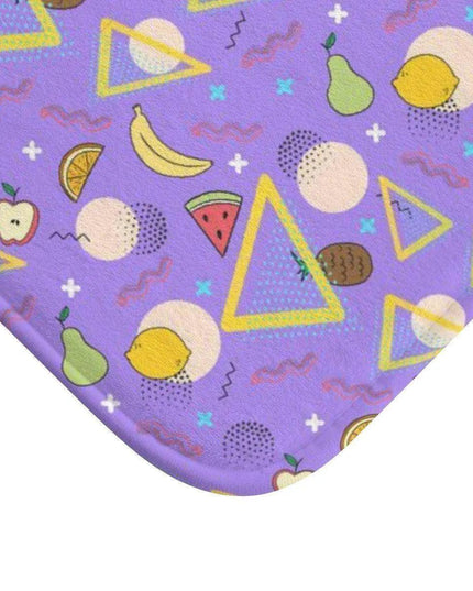 Tropical Paradise Plush Memory Foam Bath Mat - Summer Celebration Series