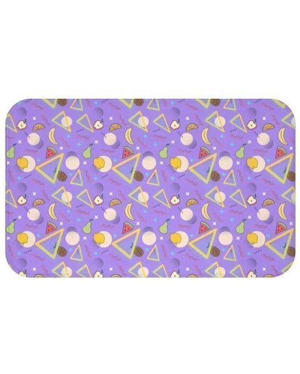 Tropical Paradise Plush Memory Foam Bath Mat - Summer Celebration Series