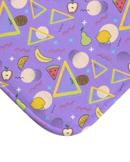 Tropical Paradise Plush Memory Foam Bath Mat - Summer Celebration Series