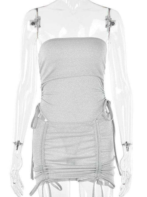 Lace-Up Skirt Set with Figure-Enhancing Design