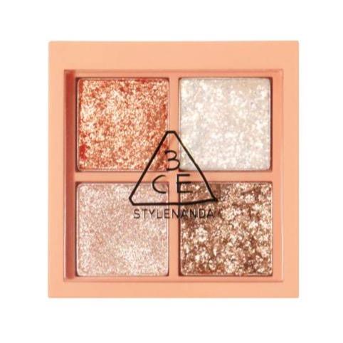 Gilded Glam Glitter Eyeshadow Palette: Shimmering Radiance by 3CE