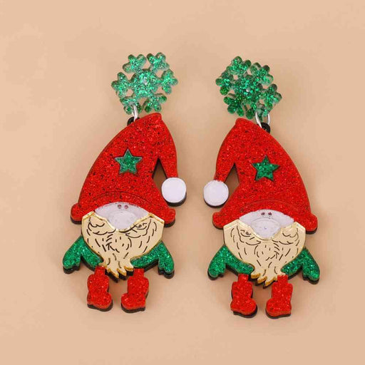 Santa Sparkle Rhinestone Earrings