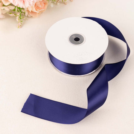 AliKopy 1.5" Navy Blue Decorative Satin Ribbon - 50 Yards, Wrinkle-Res