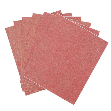 AliKopy 10 Pack Rose Gold Self-Adhesive Glitter Foam Sheets, 12"x10