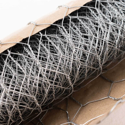 AliKopy 12"x16ft Galvanized Hexagonal Chicken Wire Mesh - Durable & Ve
