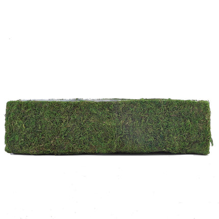 AliKopy 23" Rustic Metal Planter Box with Inner Lining & Green Moss