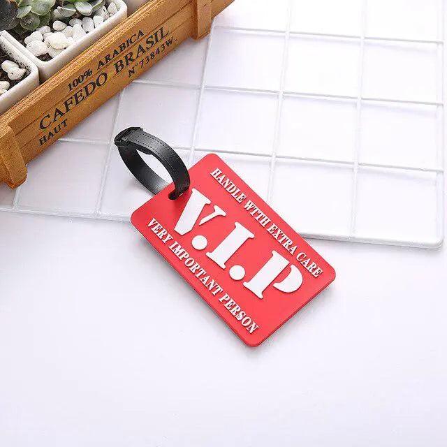 Travel-Ready Silicon Gel Luggage Tags with ID Address Holder