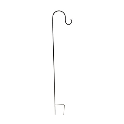 AliKopy 10 Pack Black Metal Shepherds Hooks, 46" Tall, Heavy Duty