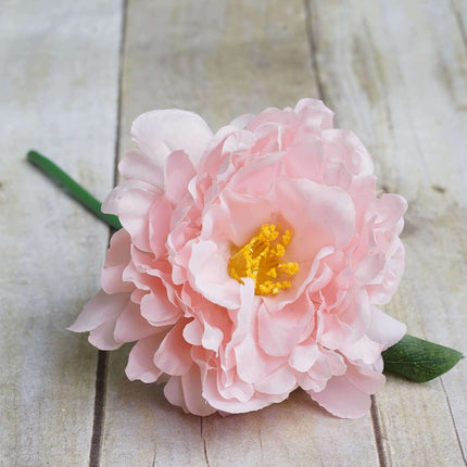 AliKopy 11" Pink Real Touch Silk Peonies Bouquet - Lifesize & Durable