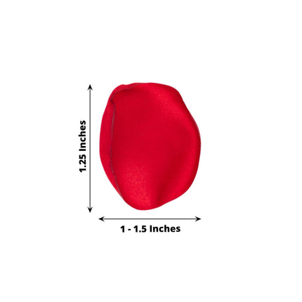 AliKopy 400-Pack Red Matte Silk Rose Petals - Life-Like Flower Confett