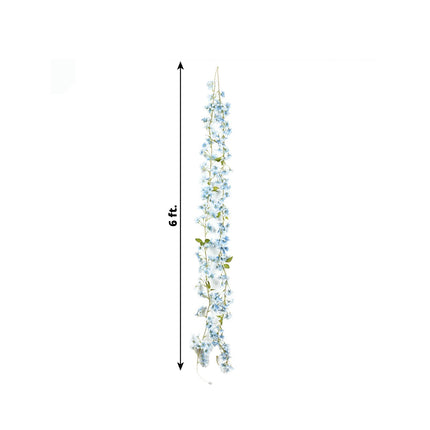 AliKopy 2-Pack Jasmine Silk Flower String Lights - Battery Operated, 6