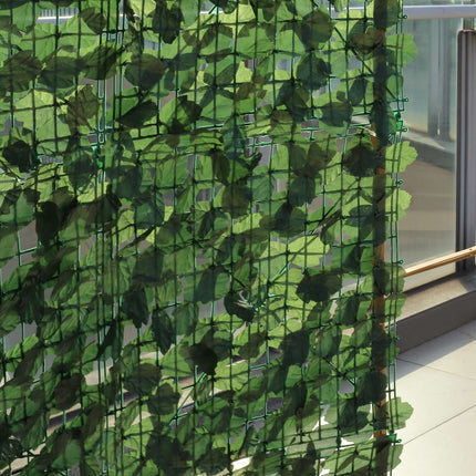 AliKopy 12 Pack Dark Green Ivy Hedge Privacy Screen, 32 Sq. ft. Decor
